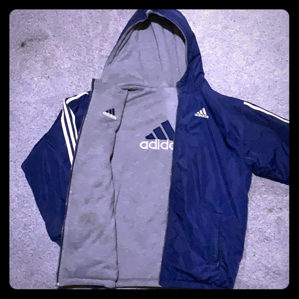 Adidas vintage reversible jacket